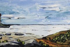 Safe Harbour 6 by 12 acrylic - sold