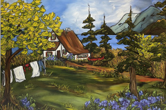 Idle Days 40x30 acrylic-available through TheOldSchoolHouseGallery, Qualicum $410