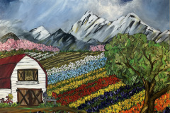 TulipFestival-30x40 acrylic - sold